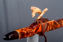 Curly Poplar Native American Flute, Minor, High C-5, #N31F